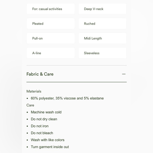 Halara Deep V Neck Sleeveless High Low Crossover Hem Midi NWT Size L - Picture 4 of 10